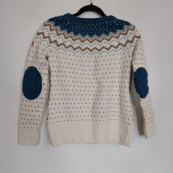 Fjall Raven Ovik Knit Wool Elbow Patch Sweater Size Small - Picture 3 of 11